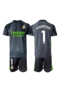 Fotbalové Dres Real Madrid Thibaut Courtois #1 Brankářské Dětské Třetí Oblečení 2025-26 Krátký Rukáv (+ trenýrky)
